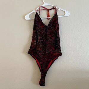 Outcast Clothing Women's Black and Red Dress